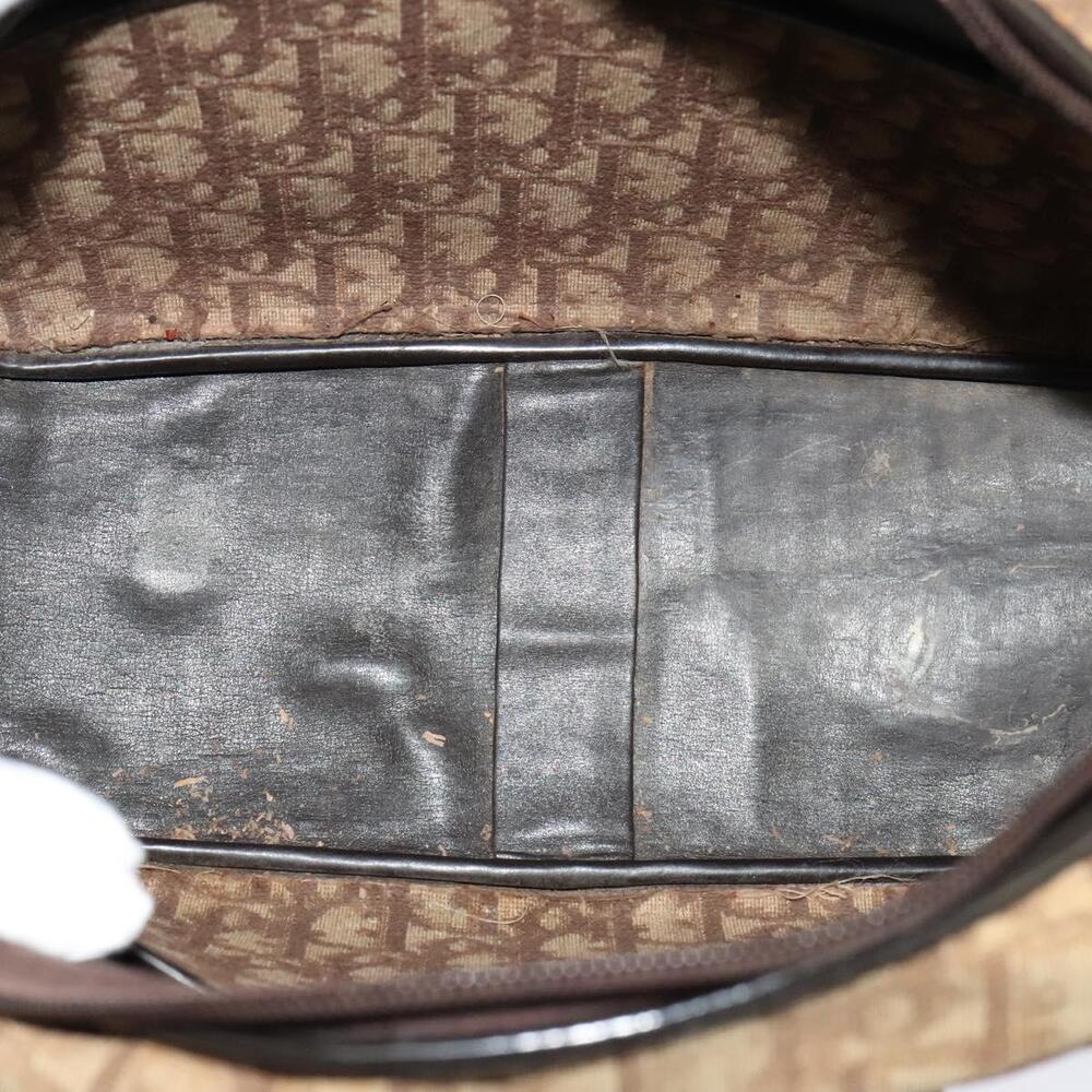 DIOR Trotter Canvas Shoulder Bag Brown - Picture 11 of 16